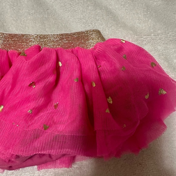 Cat & Jack baby tutu pink heart long sleeve outfit size 0-3 months - Picture 6 of 7